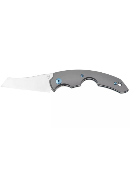 Fox Virtus FX.541TI sammenleggbar sigarskjærekniv 10 cm titanhåndtak + skinnslire