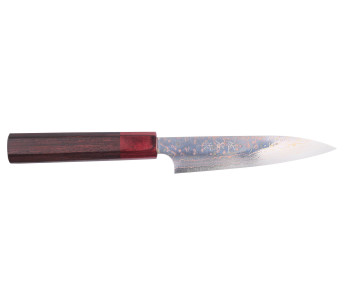 Takeshi Saji VG10 Rainbow 13cm japansk handgjord skalkniv