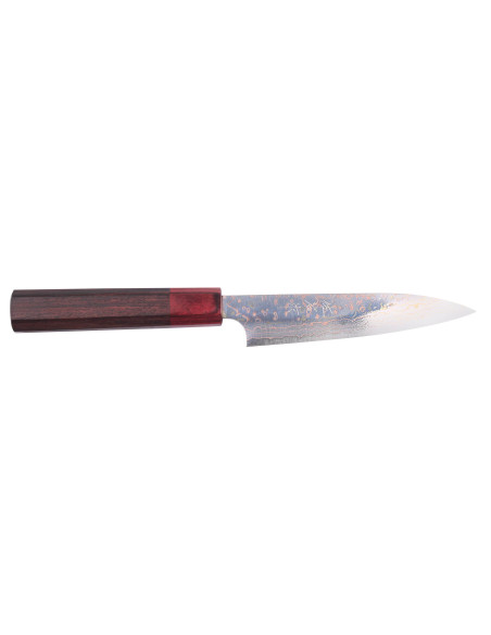 Takeshi Saji VG10 Rainbow 13 cm coltello spelucchino giapponese fatto a mano