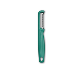 Victorinox Iota peeler with serrated blade and green handle 2