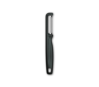 Victorinox Iota peeler with serrated blade and black handle 2