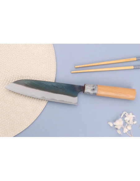 Masakage Mizu 16,5cm handgjord japansk santokukniv