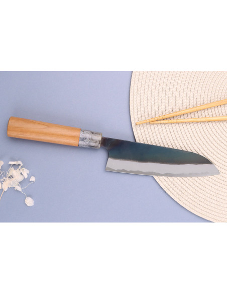 Masakage Mizu 16,5cm handgemaakt Japans santoku mes