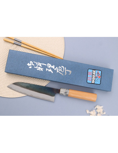 Masakage Mizu 16,5 cm håndlaget japansk santoku-kniv