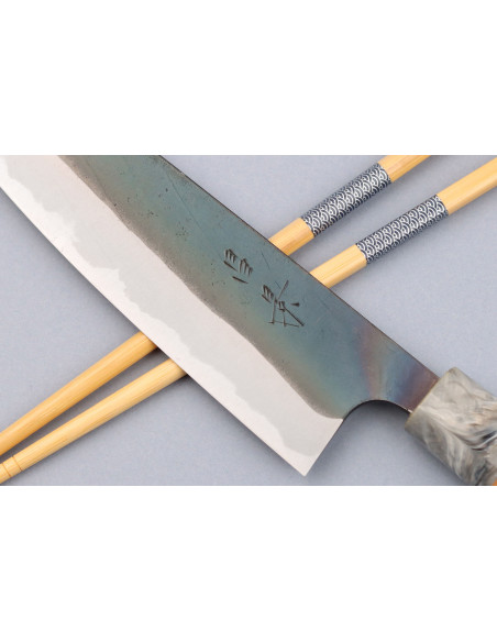 Santokumesser 16,5cm japanisch handgefertigt Masakage Mizu