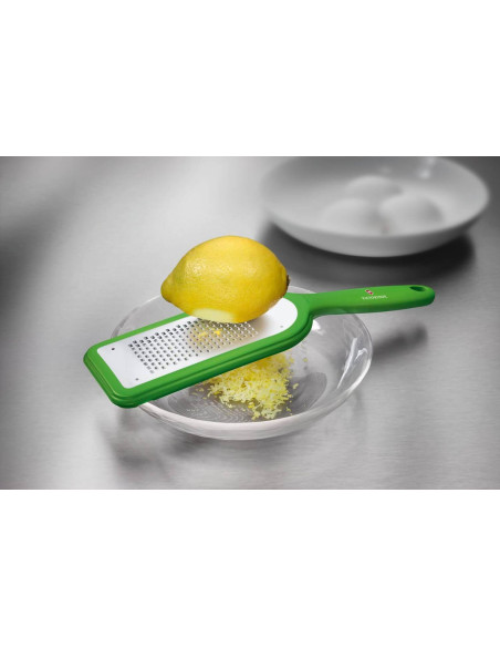 Escofina fina Victorinox con mango verde + estuche protector