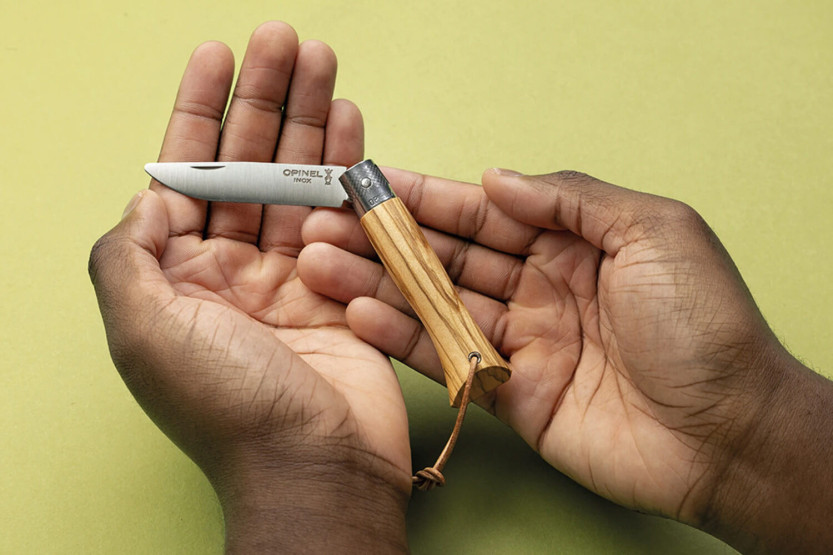 Opinel Neo6 mes 7cm lemmet Opiflex® olijfhouten handvat