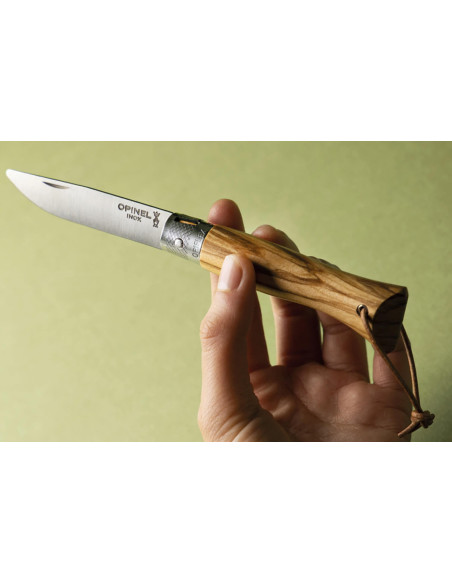 Opinel Neo6 veitsi 7cm terä Opiflex® oliivipuukahva