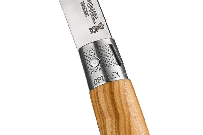 Opinel Neo6-kniv 7 cm blad Opiflex® håndtag i oliventræ
