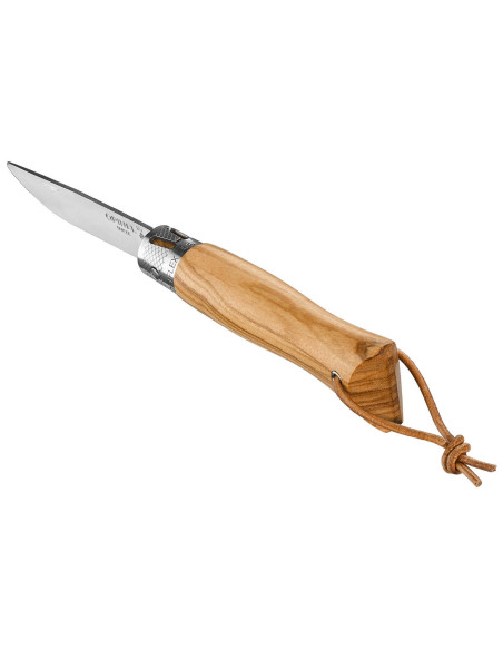Cuchillo Opinel Neo6 7cm de hoja Mango de madera de olivo Opiflex