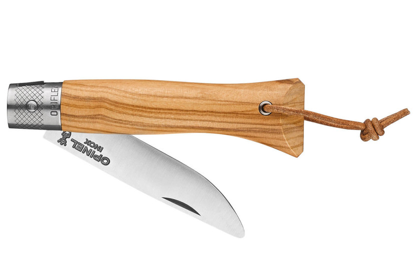 Opinel Neo6-kniv 7 cm blad Opiflex® håndtak i oliventre