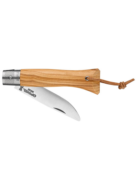 Coltello Opinel Neo6 lama da 7 cm manico in legno d'oliva Opiflex®