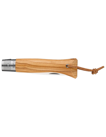 Faca Opinel Neo6 Lâmina de 7cm Cabo em madeira de oliveira Opiflex®.