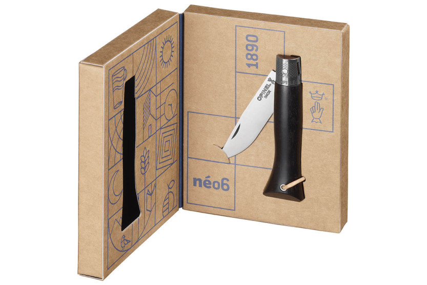 Opinel Neo6 veitsi 7cm Opiflex® terä eebenpuu kahva