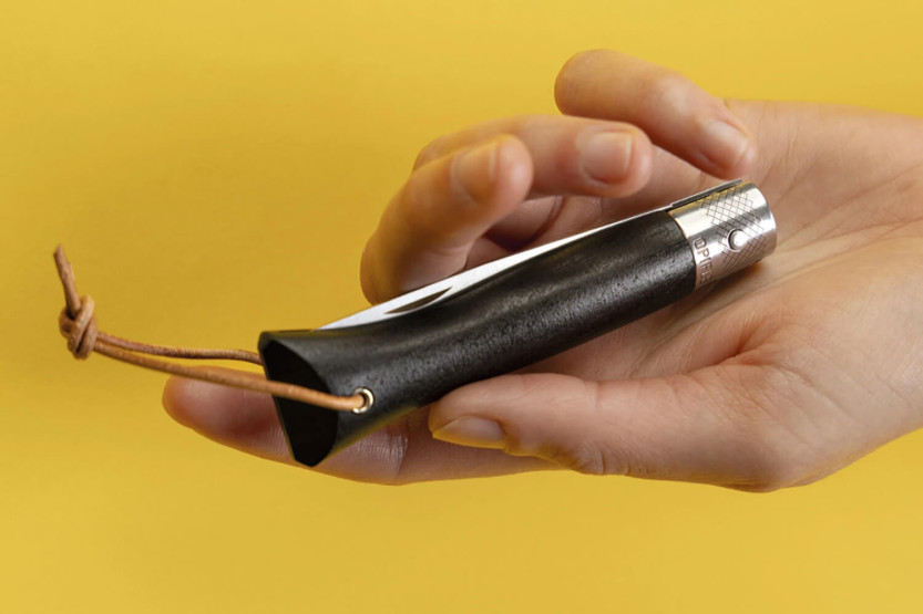Faca Opinel Neo6 Lâmina Opiflex® de 7cm Cabo em ébano