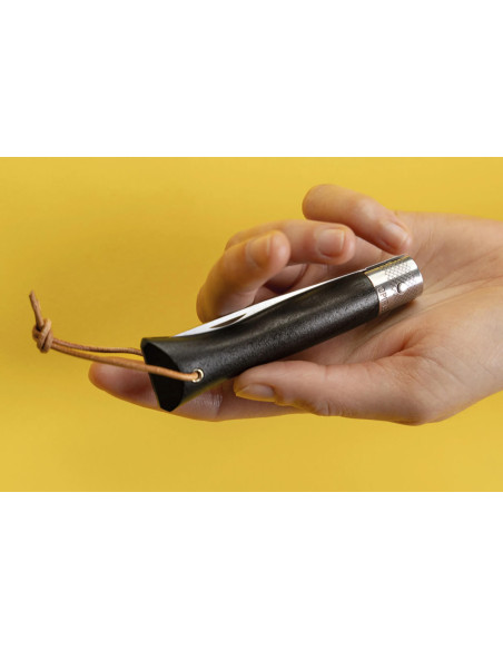 Opinel Neo6 Messer 7cm Klinge Opiflex® Griff aus Ebenholz