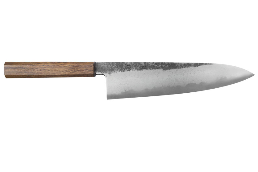 Hado Sumi B1D 24 cm handgjord japansk kockkniv med ekhandtag