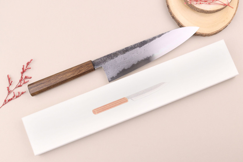 Hado Sumi B1D 24cm käsintehty japanilainen kokkiveitsi tammikahvalla
