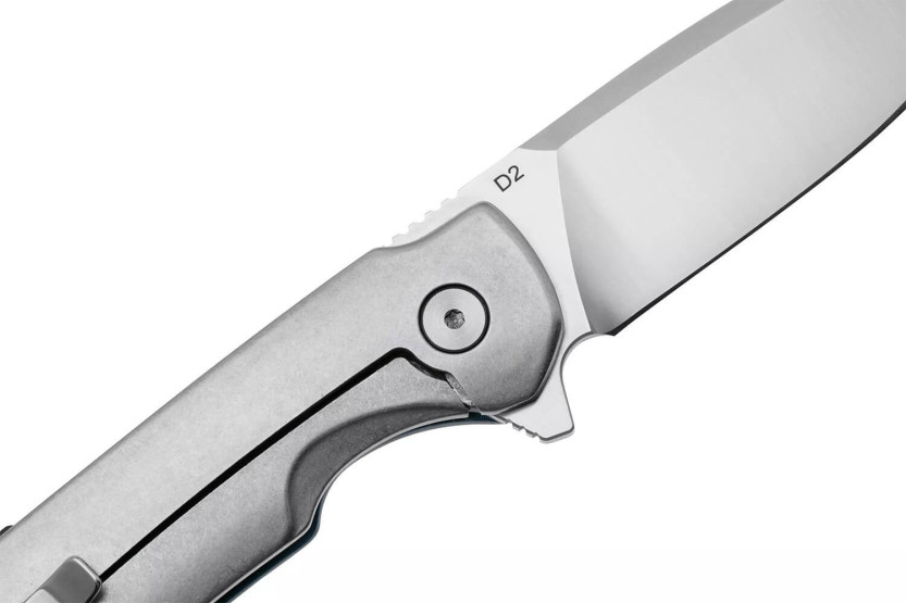 0714BLS BUCK STINGER foldekniv 11 cm med blåt skaft