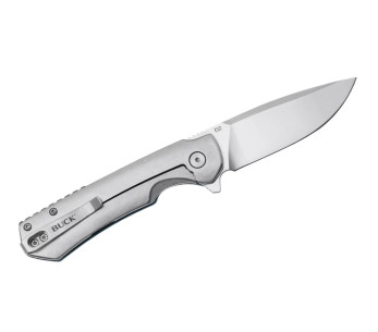 0714BLS BUCK STINGER fällkniv 11cm blått handtag 2