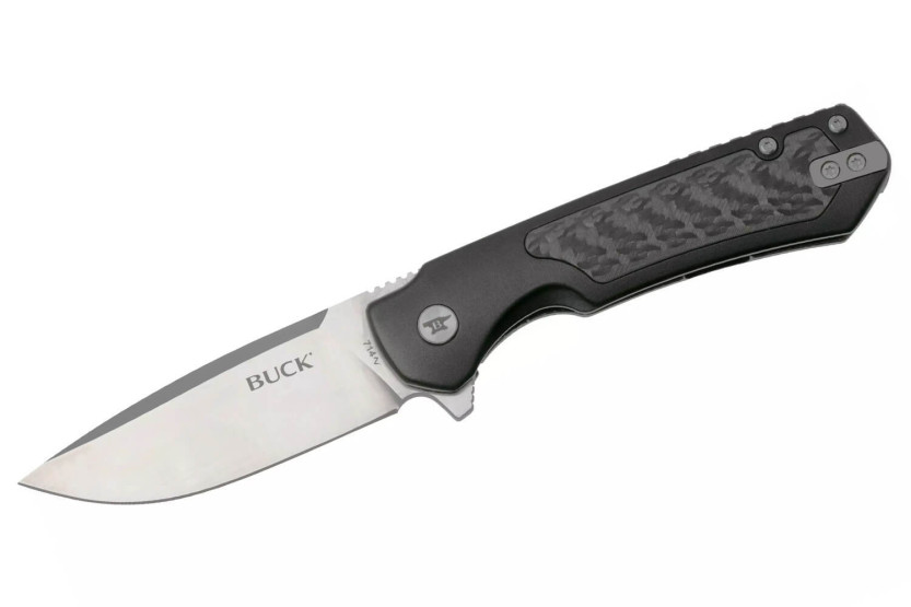 BUCK STINGER 0714BKS folding knife 11cm black handle
