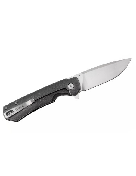 0714BKS BUCK STINGER foldekniv 11 cm med sort skaft