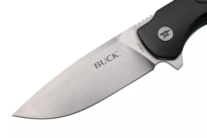 0714BKS BUCK STINGER foldekniv 11 cm med sort skaft