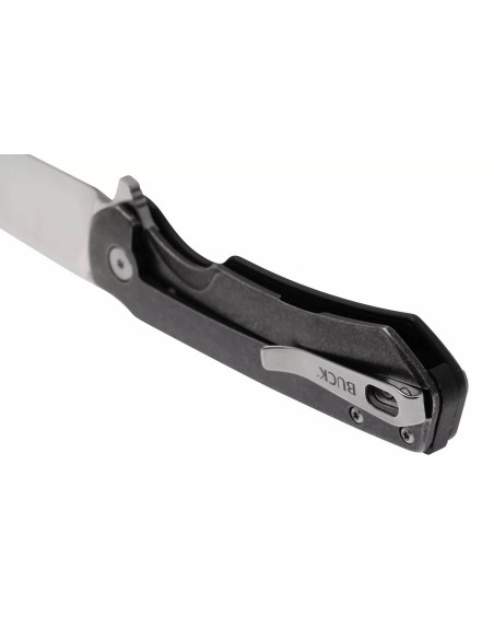 0714BKS Faca dobrável BUCK STINGER 11cm cabo preto