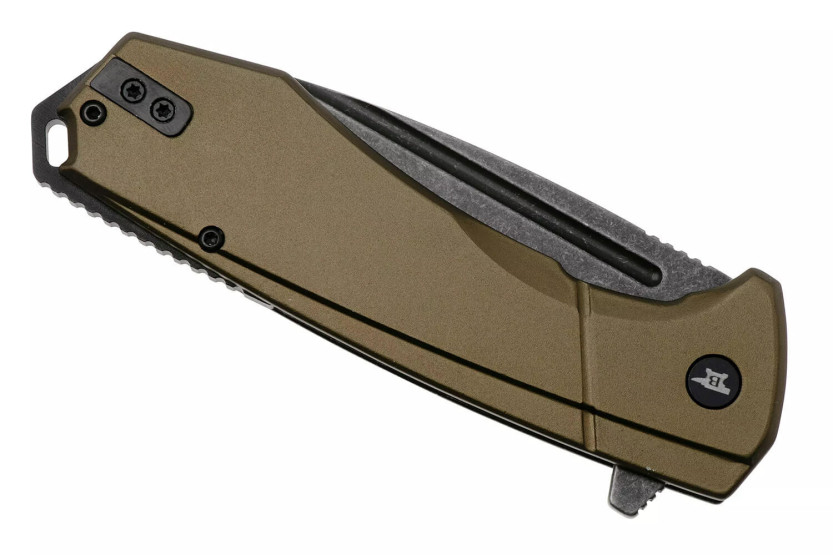 0713GRS BUCK RUCKUS coltello pieghevole 12 cm manico verde