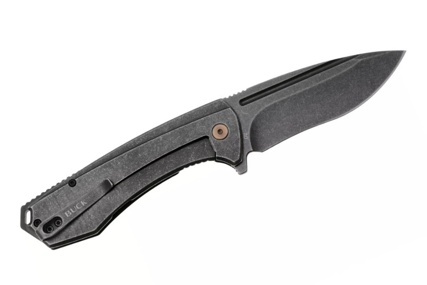 BUCK RUCKUS 0713CPS folding knife 12cm black handle