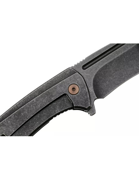0713CPS BUCK RUCKUS vouwmes 12cm zwart handvat
