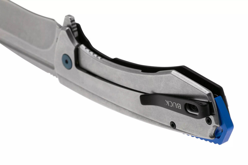 BUCK RUCKUS 0713BLS folding knife black and blue handle 12cm