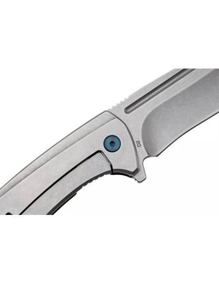 0713BLS Coltello pieghevole BUCK RUCKUS con manico nero e blu 12 cm