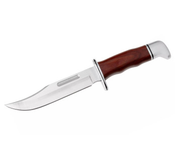 Cuchillo Buck 0119CCS1 Special Heritage Series 15cm hoja cocobolo mango + funda de cuero