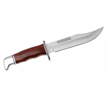Cuchillo Buck 0119CCS1 Special Heritage Series 15cm hoja cocobolo mango + funda de cuero 2