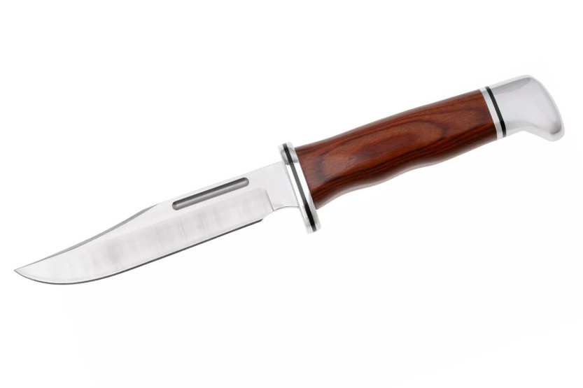 Buck Knife 0117CCS1 Brahma Heritage Series 11,5cm blade cocobolo handle + leather sheath