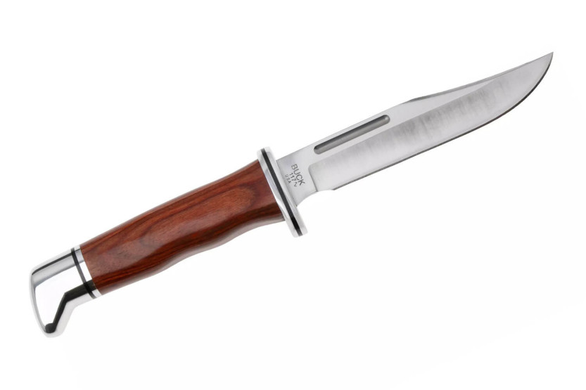 Messer Buck 0117CCS1 Brahma Heritage Series Klinge 11,5cm Griff aus Cocobolo + Lederetui