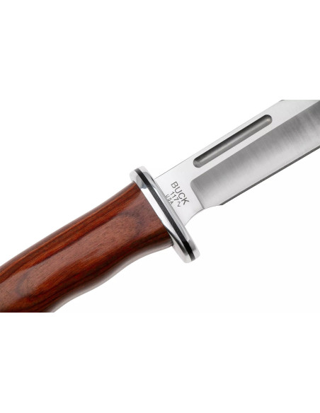 Buck Knife 0117CCS1 Brahma Heritage Series 11,5cm blade cocobolo handle + leather sheath