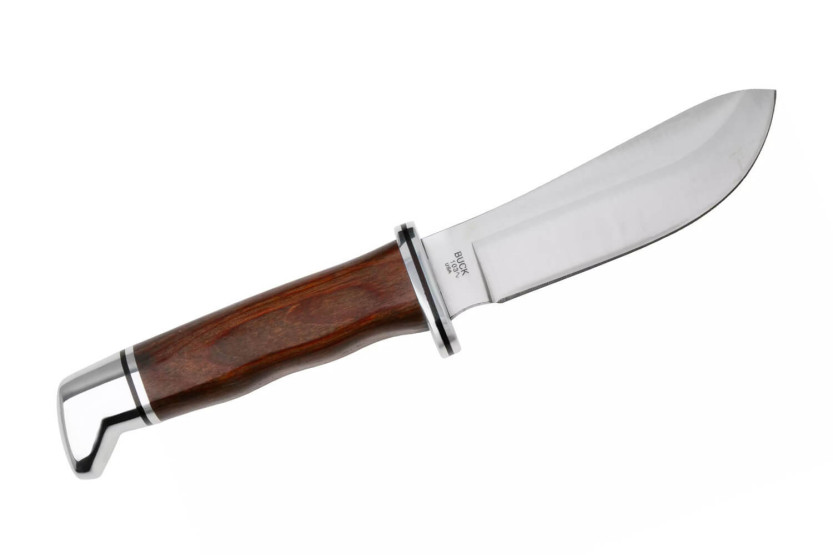 Cuchillo Buck 0103CCS1 Skinner Heritage Series hoja 10cm mango cocobolo + funda cuero