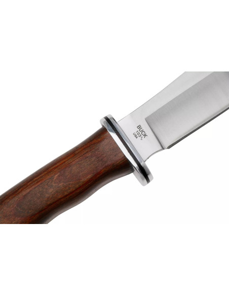 Buck Mes 0103CCS1 Skinner Heritage Series 10cm lemmet cocobolo handvat + leren schede