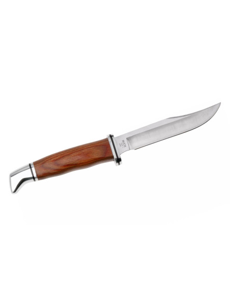 Faca Buck 0102CCS1 Woodsman Heritage Series Lâmina de 10 cm cabo em côcobolo + bainha em pele