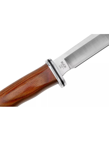 Messer Buck 0102CCS1 Woodsman Heritage Series Klinge 10cm Cocobolo-Griff + Lederetui
