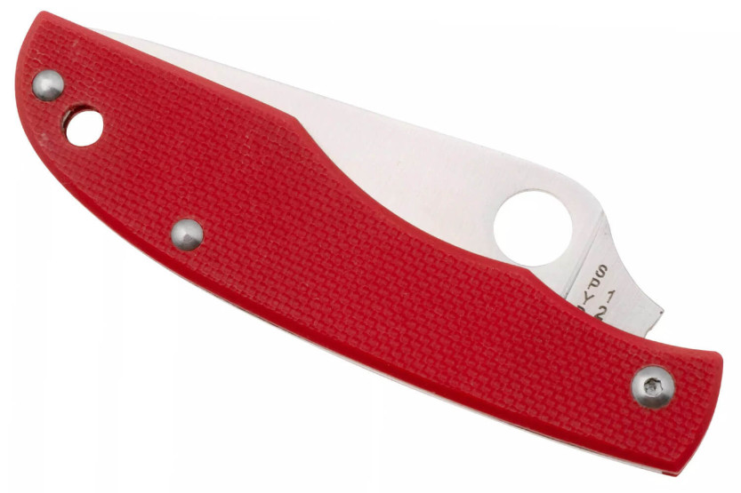 Spyderco Grasshopper C138GRDP foldekniv 7,2 cm håndtag i rød G10