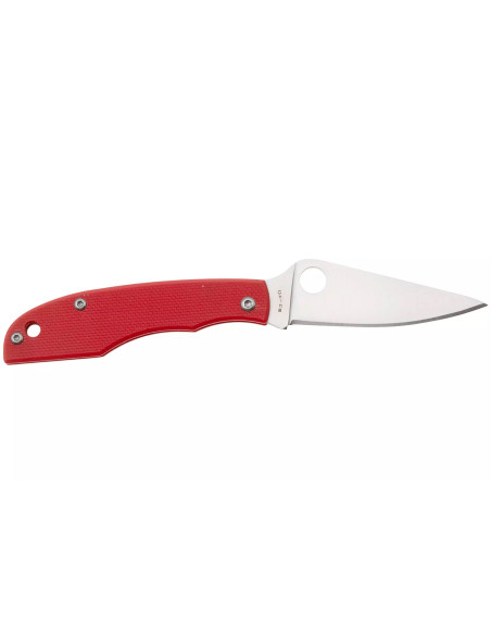 Spyderco Grasshopper C138GRDP foldekniv 7,2 cm håndtag i rød G10
