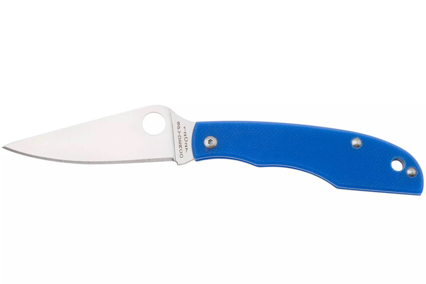 Navaja Spyderco Grasshopper C138GBLP 7.2cm mango en G10 azul