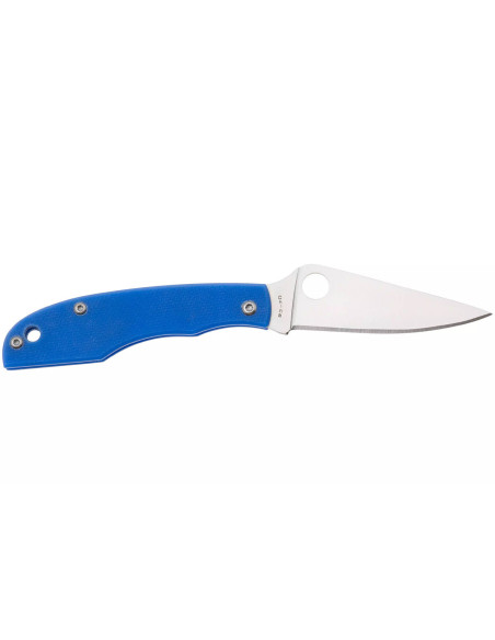 Spyderco Grasshopper C138GBLP taittoveitsi 7.2cm kahva sinistä G10:tä