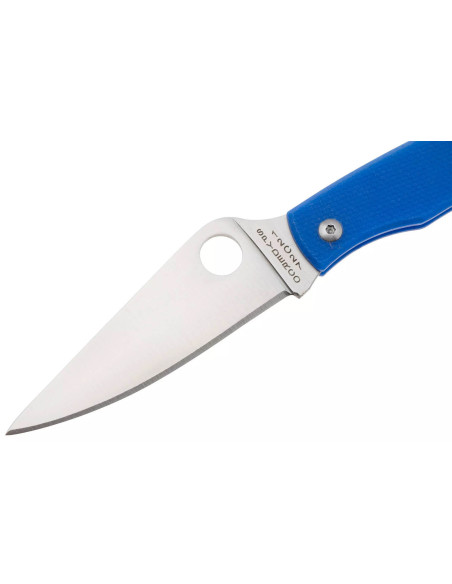 Spyderco Grasshopper C138GBLP vouwmes 7.2cm handgreep in blauw G10