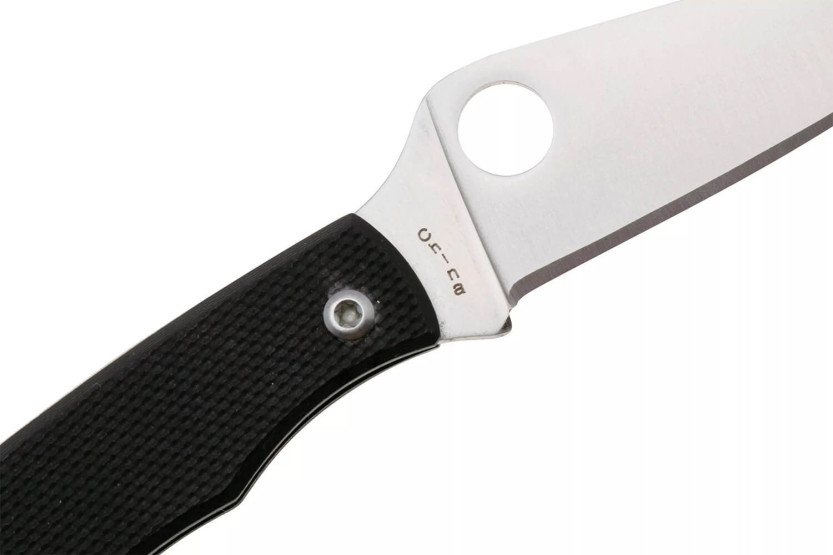 Faca dobrável Spyderco C138GBKP Grasshopper 7,2cm cabo G10 preto