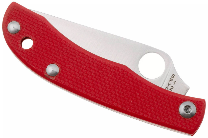 Spyderco C137GRDP Honeybee foldekniv 5,2 cm G10 rødt håndtak