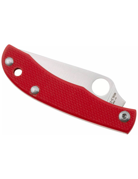 Spyderco C137GRDP Navaja plegable Honeybee 5.2cm Mango G10 rojo
